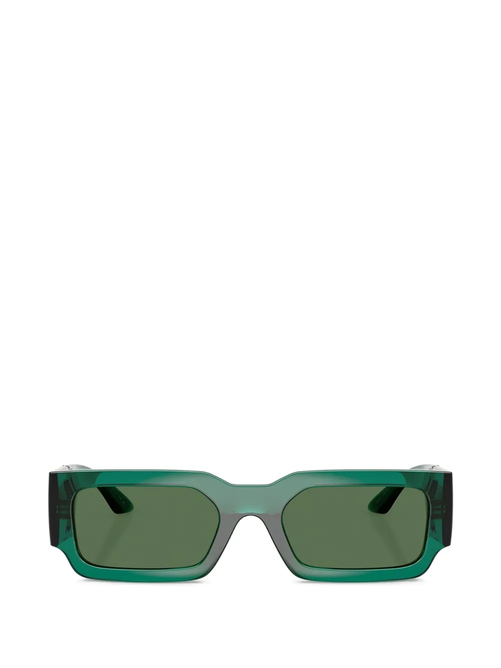 Versace Eyewear lentes de sol con armazón rectangular | verde | Image 1