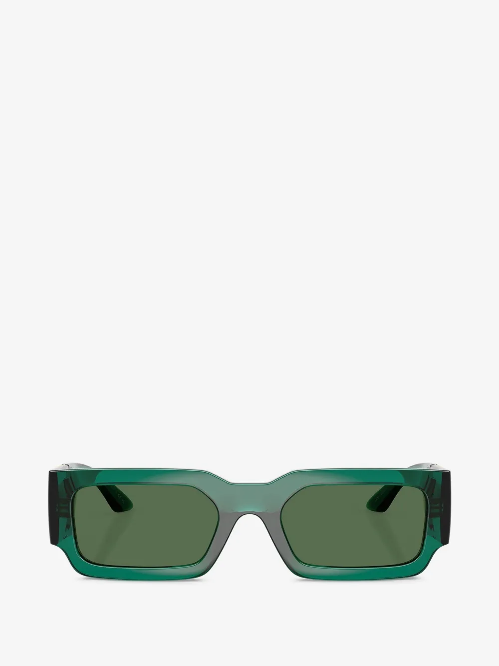Versace Eyewear rectangle-frame sunglasses | Green | Image 1