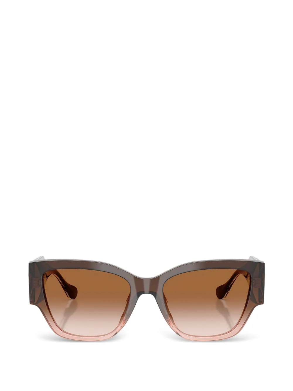 Versace Eyewear geometric-frame sunglasses - Marrone