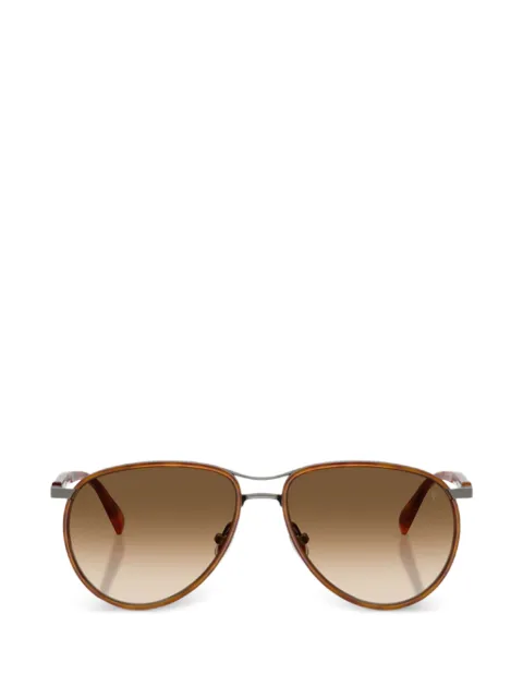 Brunello Cucinelli Sonnenbrille mit geometrischem Gestell