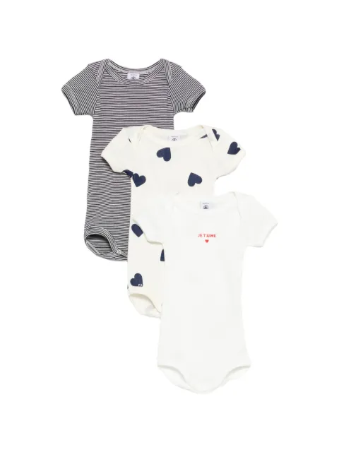 Petit Bateau printed body (set of three)