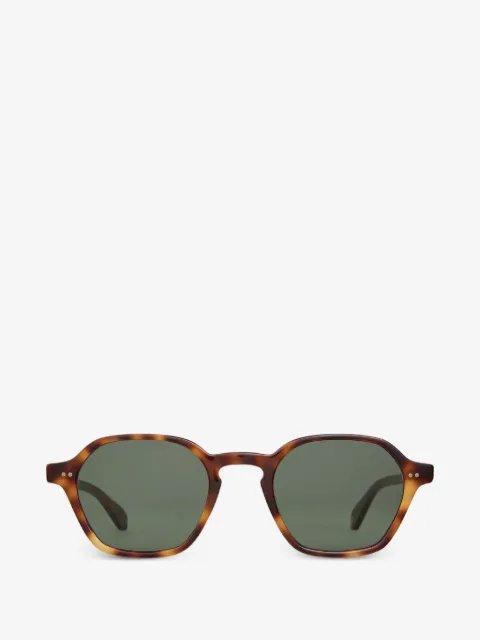 Garrett Leight Temescal geometric-frame sunglasses