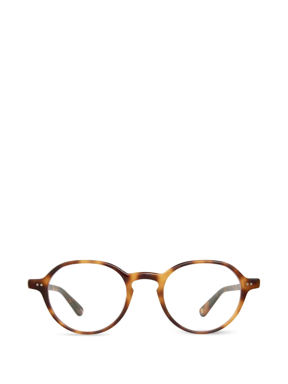 Garrett Leight Loma round-frame glasses | Brown | Image 1