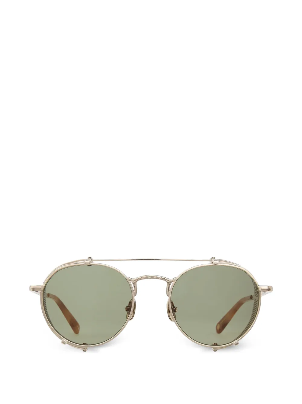 Garrett Leight Ocampo round sunglasses - Argento