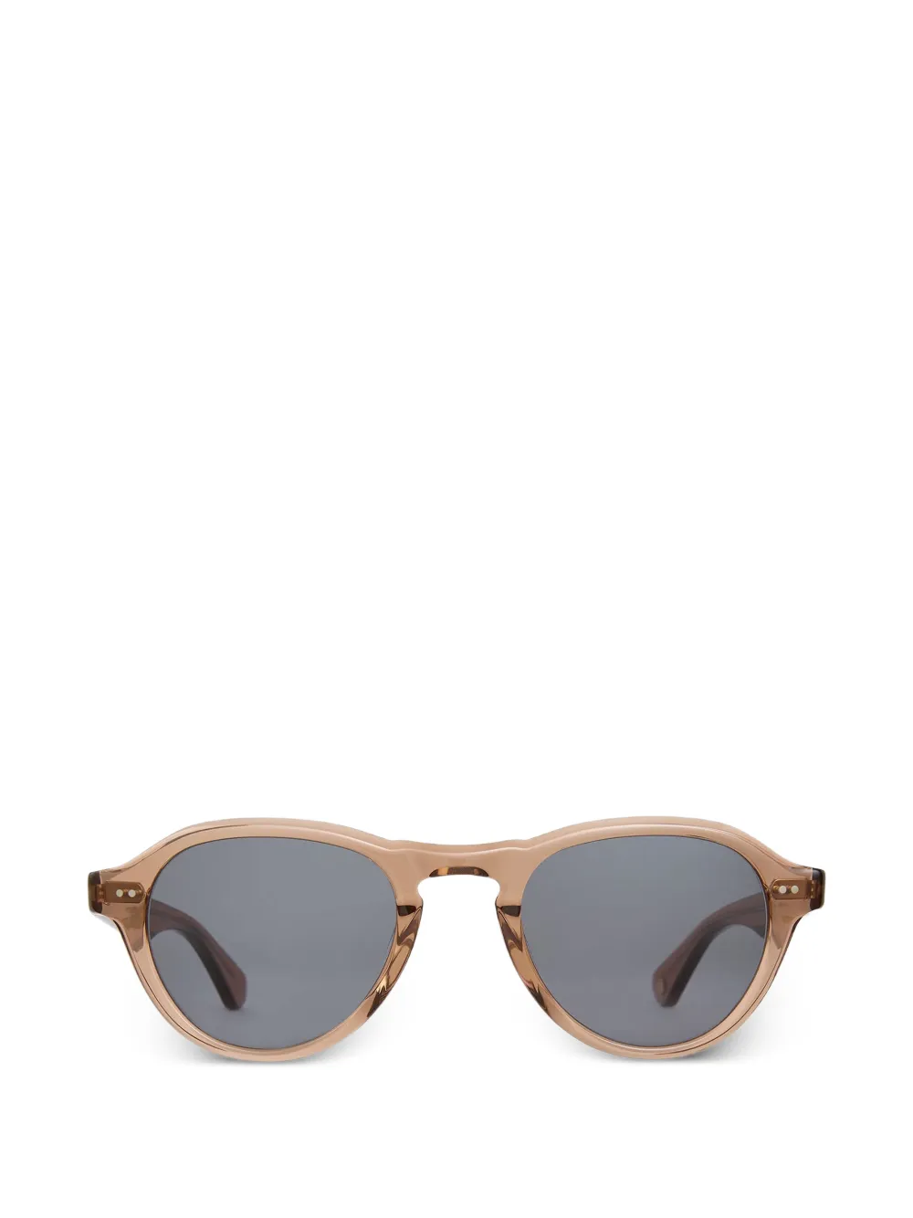 Garrett Leight Mcnally geometric-frame sunglasses - Marrone
