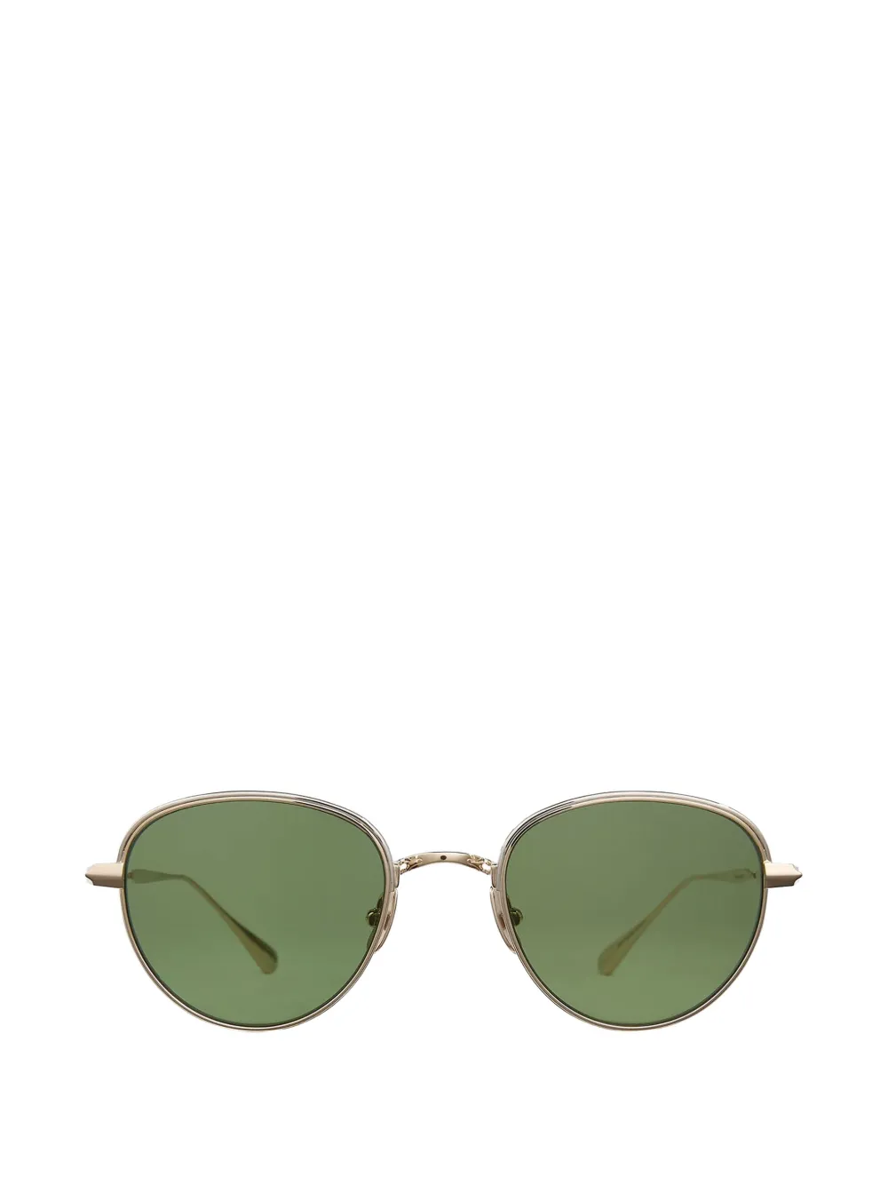 Garrett Leight Wells J geometric-frame sunglasses - Oro