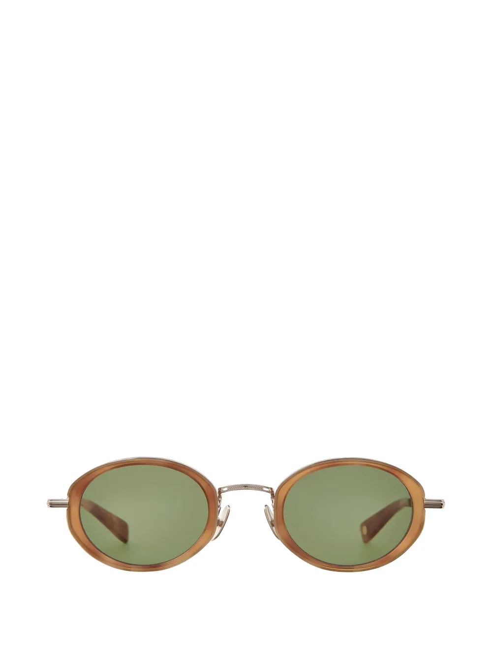 Garrett Leight Alper round-frame sunglasses - Marrone