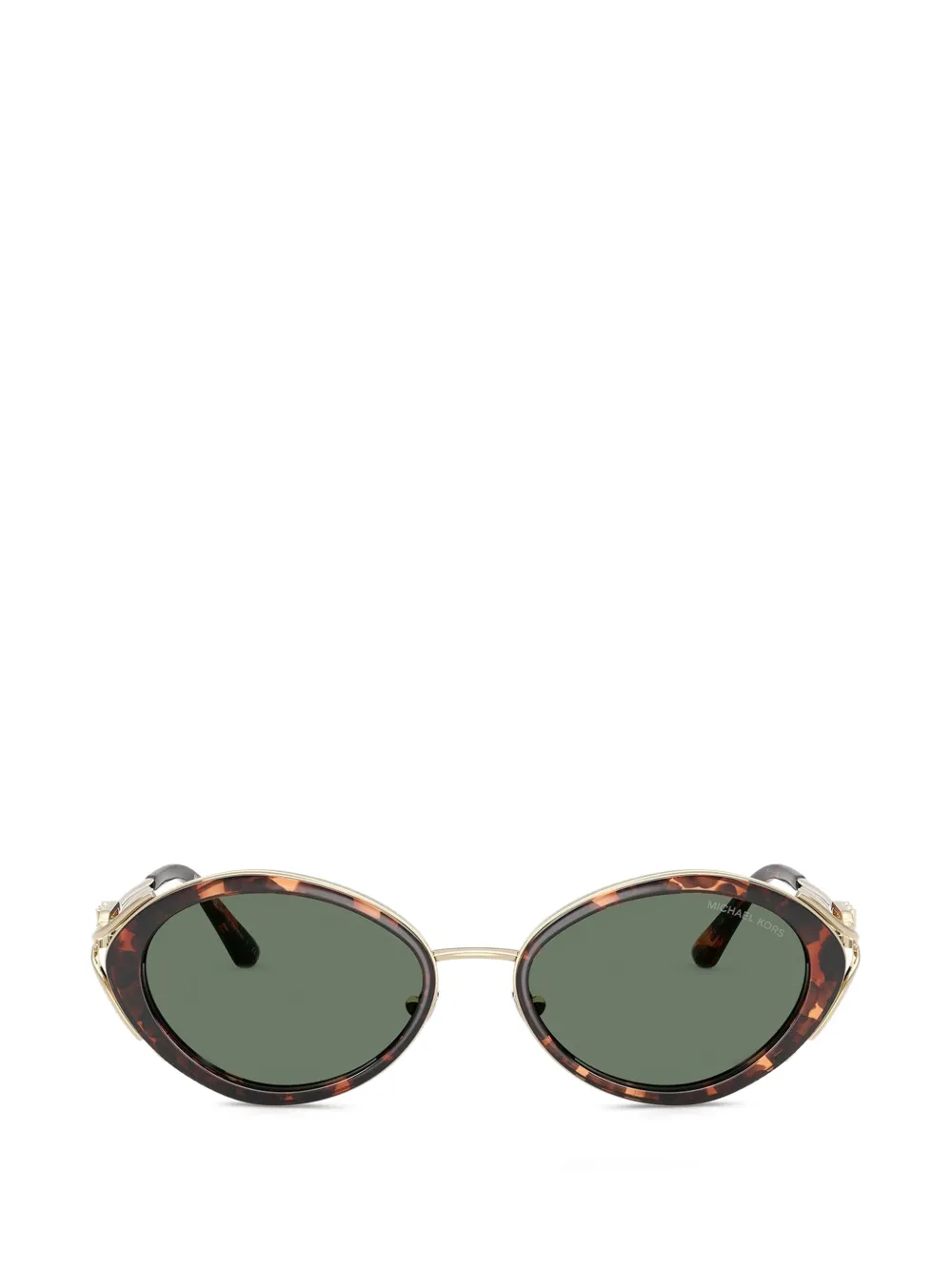Michael Kors Occhiali da sole Key West ovali - Marrone