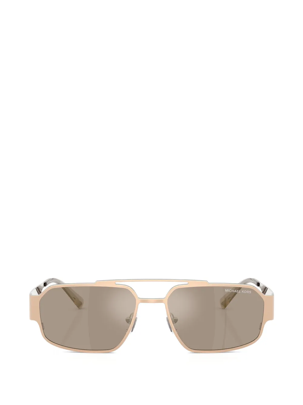 Michael Kors Cape Town 几何形镜框太阳眼镜 In Gold