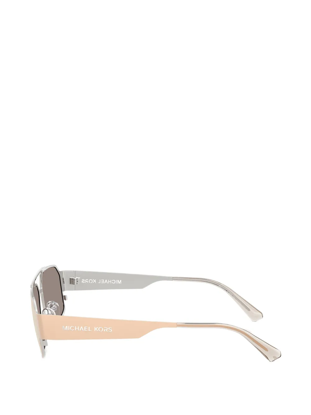 Michael Kors Cape Town zonnebril met geometrisch montuur Goud
