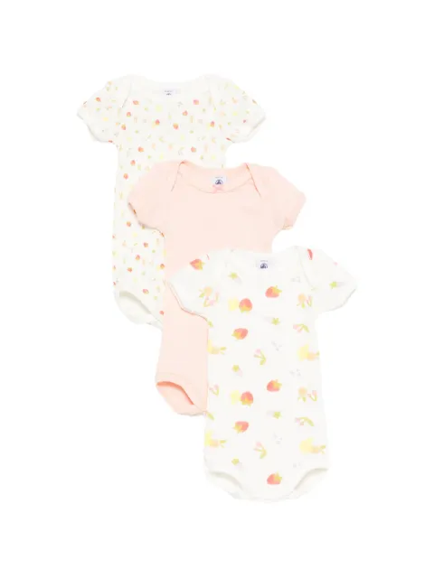 Petit Bateau floral  bodie set of three 
