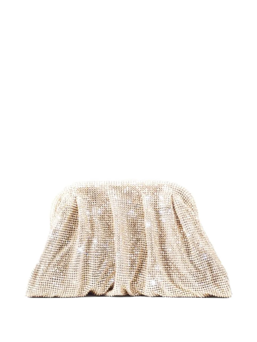 Benedetta Bruzziches Venus draped clutch bag - Oro