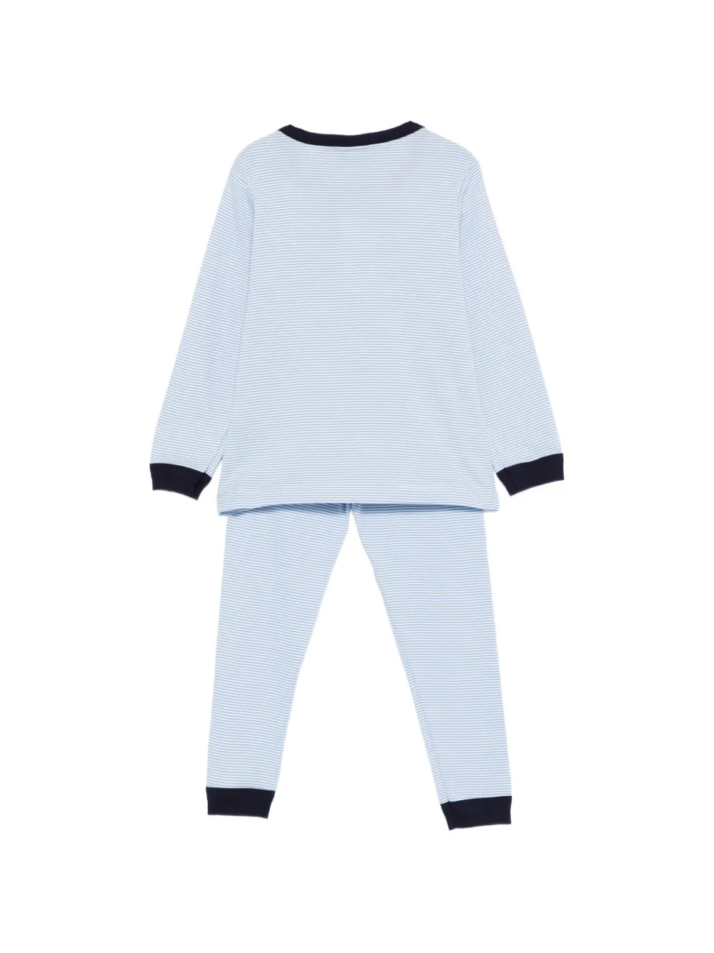 Petit Bateau Gestreepte pyjama Blauw