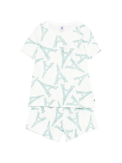 Petit Bateau タワープリント パジャマ