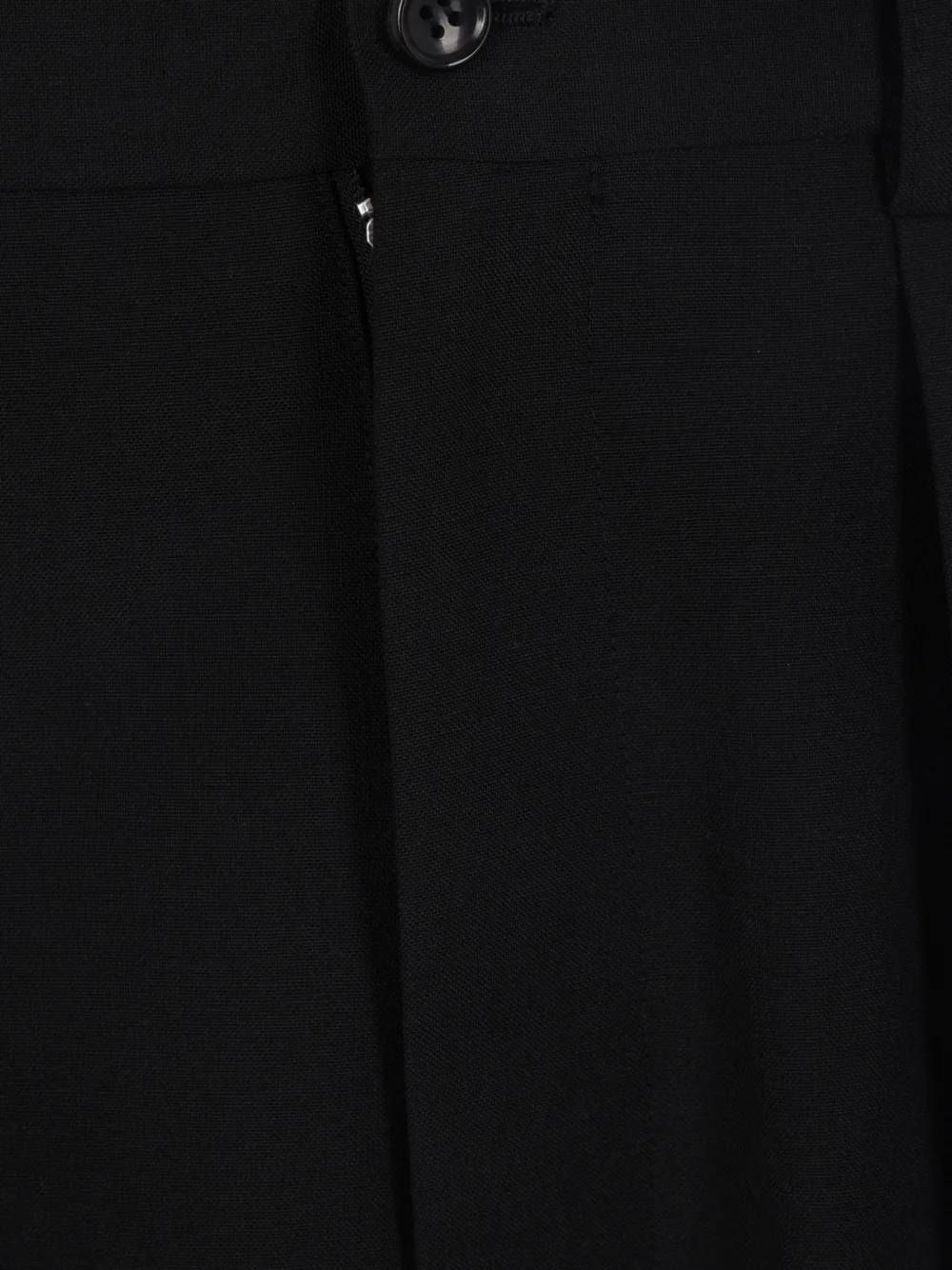 Junya Watanabe Pleated-detail Cuffed-hem Skirt in Black, view 3