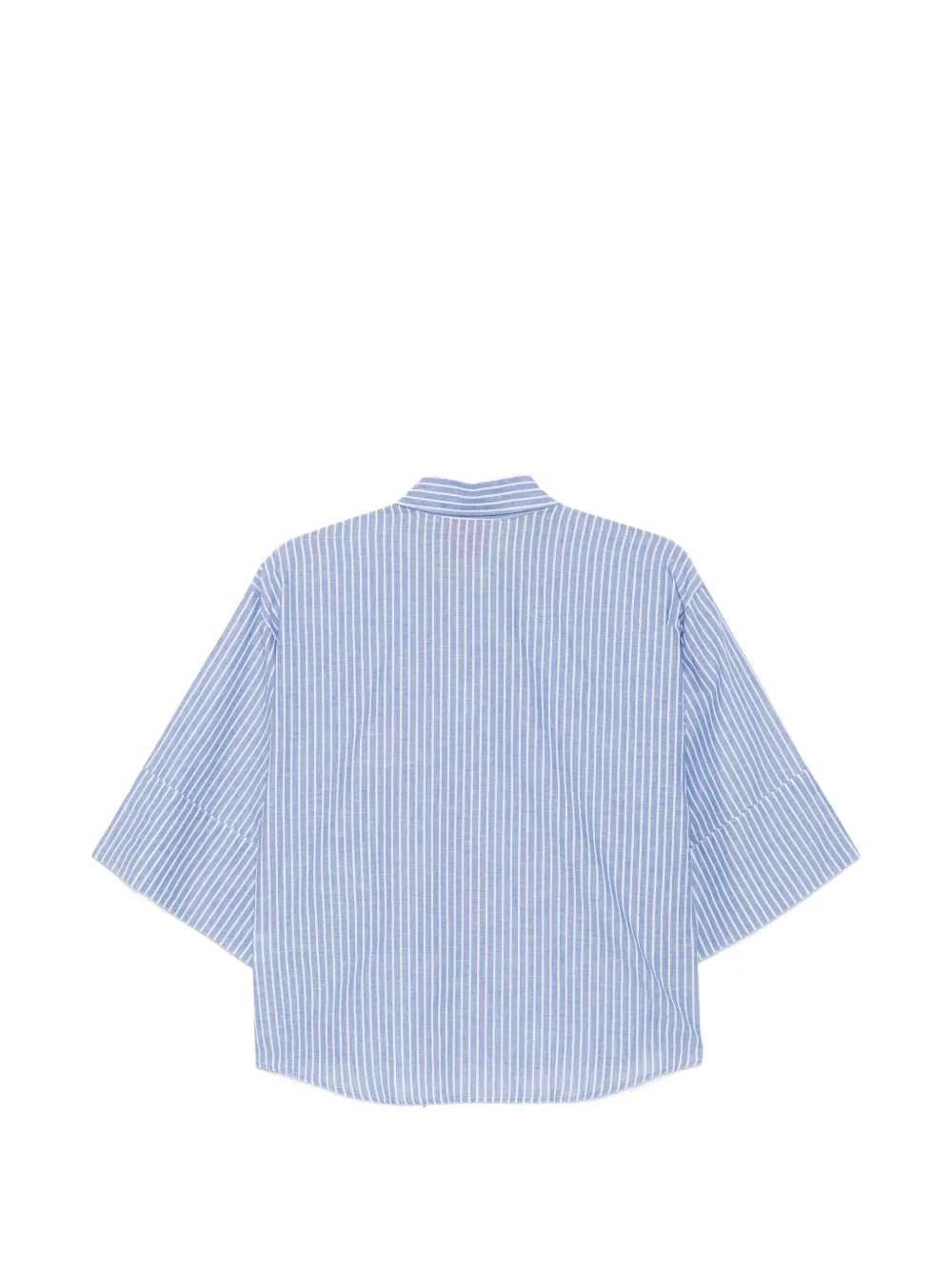 Merci Striped short-sleeve Shirt | Blue | FARFETCH