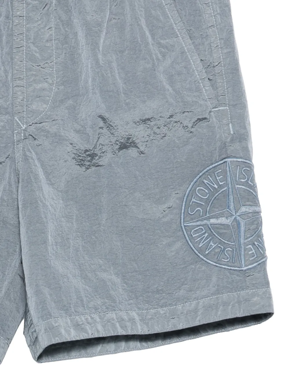 Stone Island Junior Zwembroek met logodetail Blauw