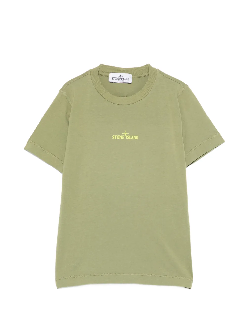 Stone Island Junior logo-print T-shirt - Verde