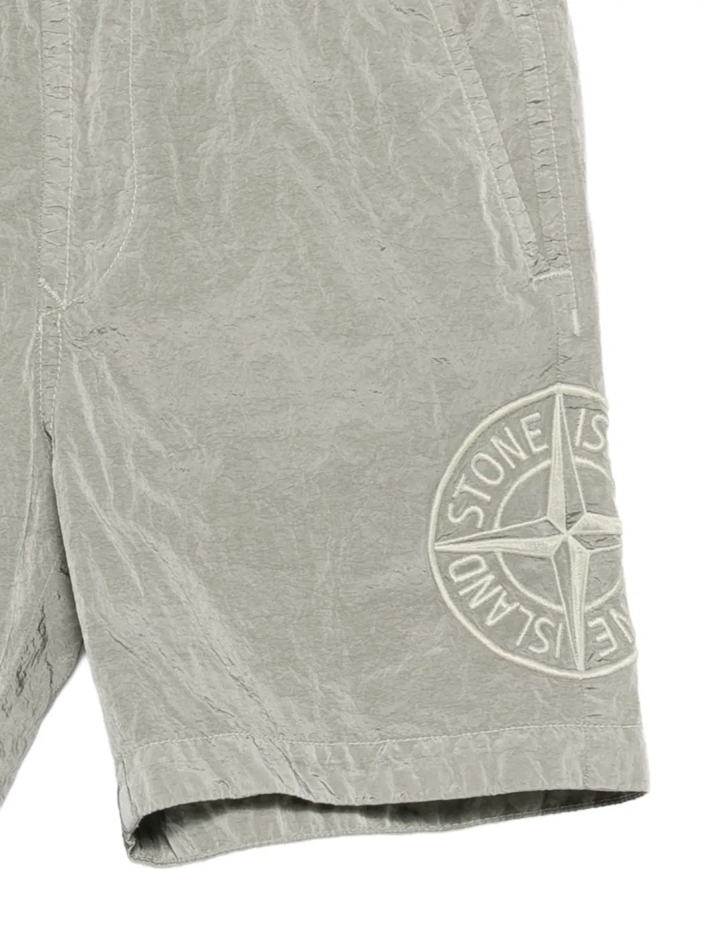 Stone Island Junior Zwembroek met logodetail Grijs