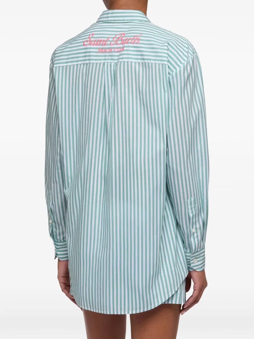 MC2 Saint Barth Blouse met jungleprint Wit