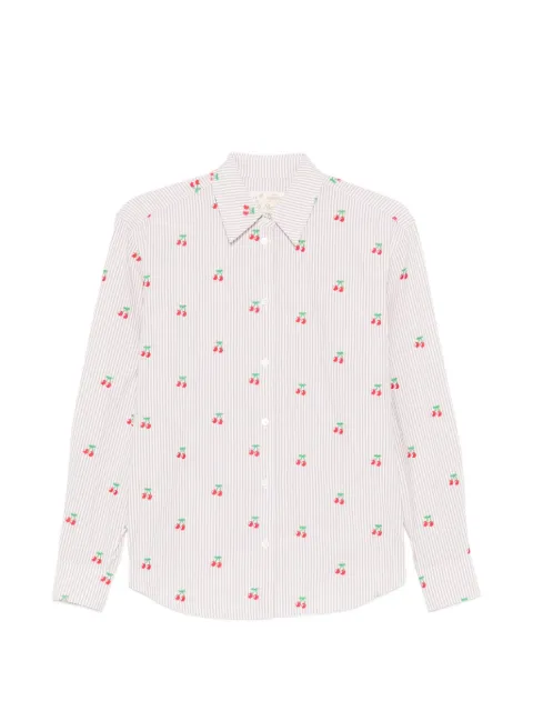 MC2 Saint Barth chemise rayée à cerises imprimées