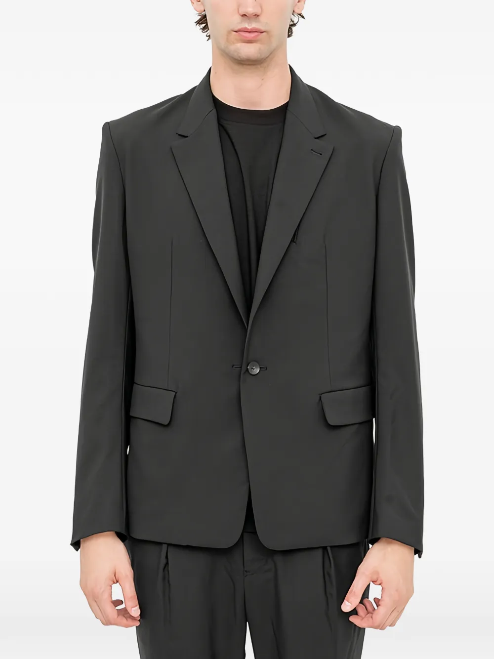 The Viridi-Anne wool single-breasted blazer - Black