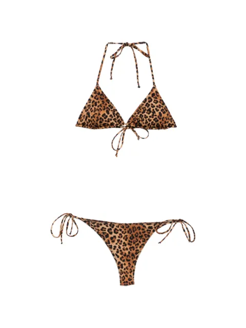 MC2 Saint Barth Leah Marielle leopard-print bikini
