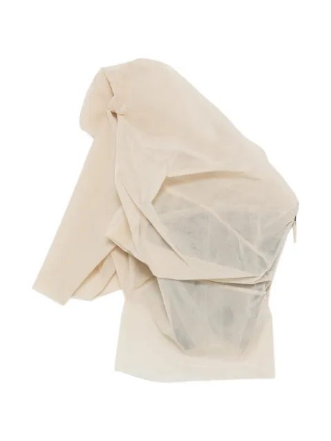 Rick Owens top con detalle drapeado