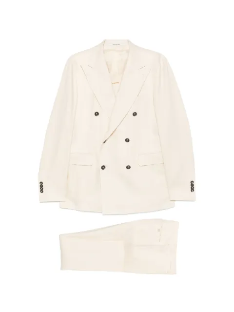 Tagliatore double-breasted peak-lapel suit