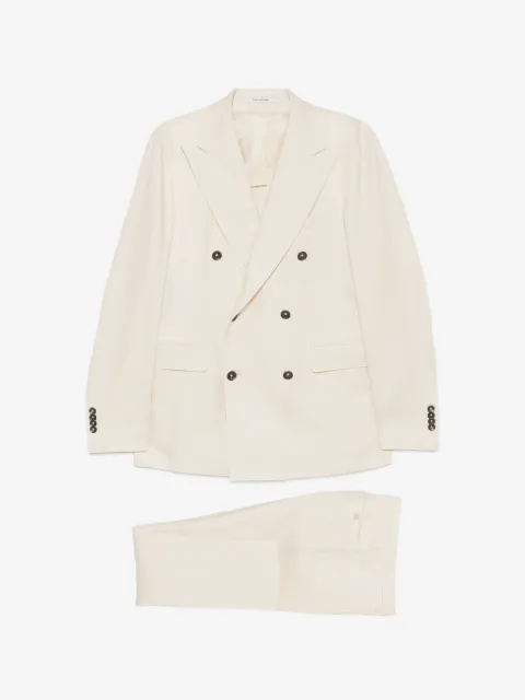 Tagliatore double-breasted peak-lapel suit