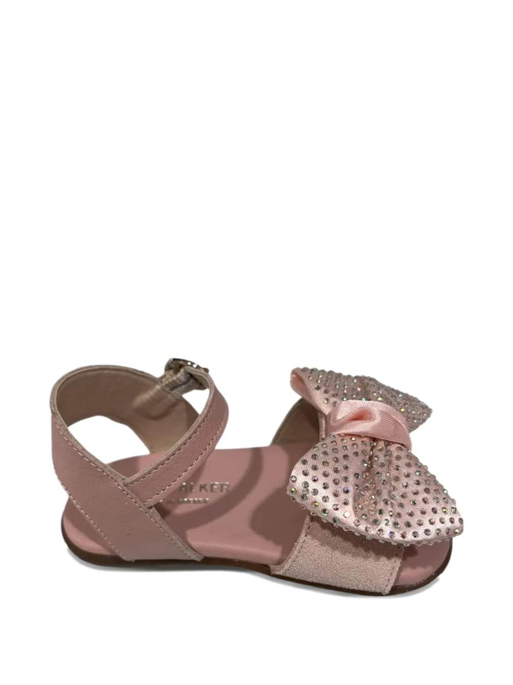 BabyWalker crystal-embellished bow sandals - Rosa