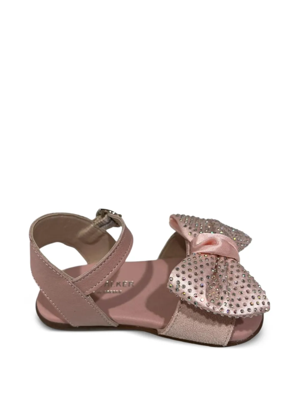 BabyWalker crystal-embellished bow sandals - Rosa