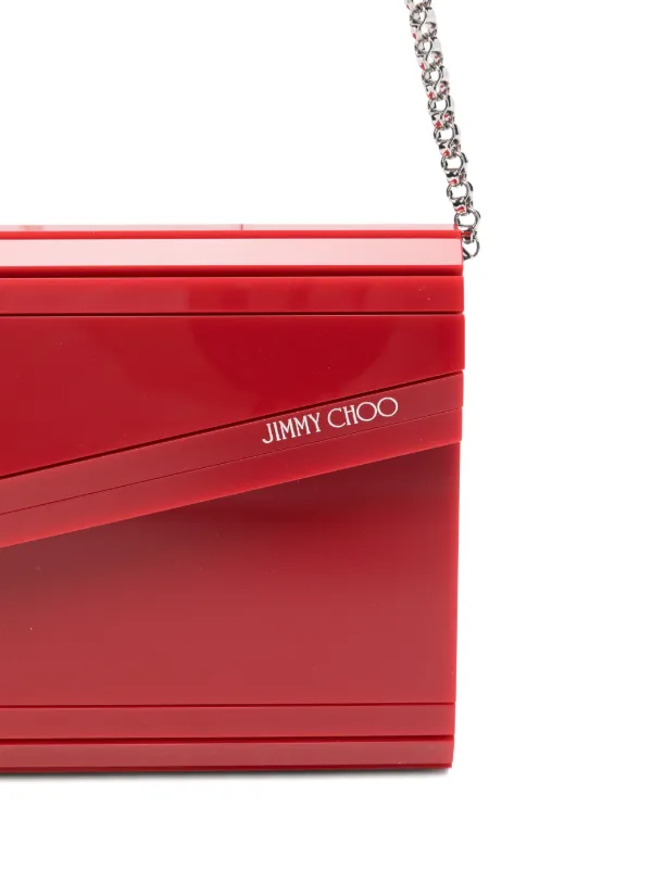 Jimmy Choo Candy クラッチバッグ | レッド | FARFETCH JP