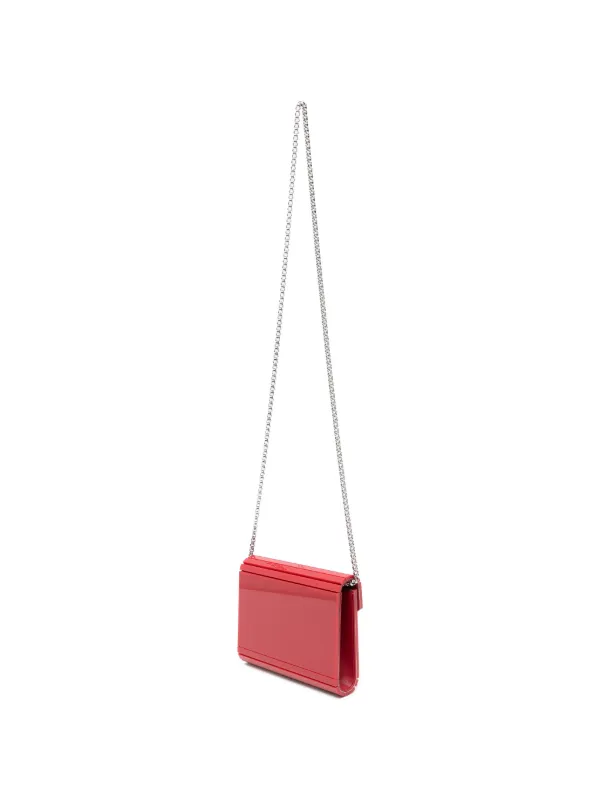 JIMMY CHOO ジミーチュウ クラッチバッグ CANDYショルダーバッグ Jimmy Choo Candy クラッチバッグ | レッド | FARFETCH JP