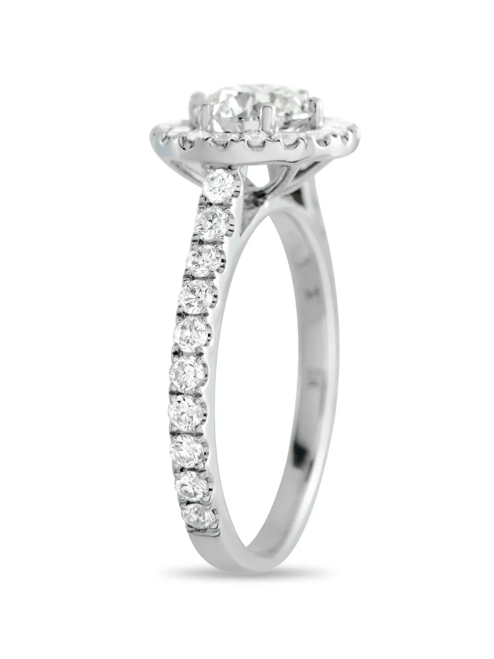 LB Exclusive diamond halo ring - Argento