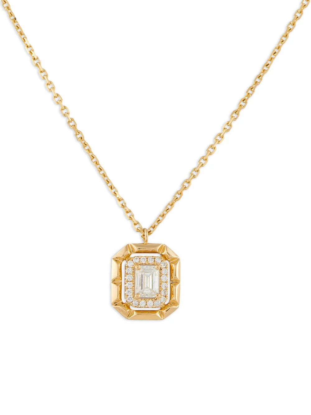LB Exclusive diamond-pendant necklace - Oro