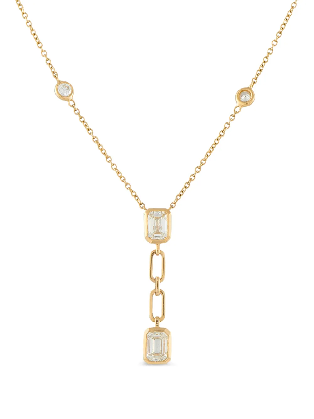 LB Exclusive 18K yellow gold diamond necklace - Oro