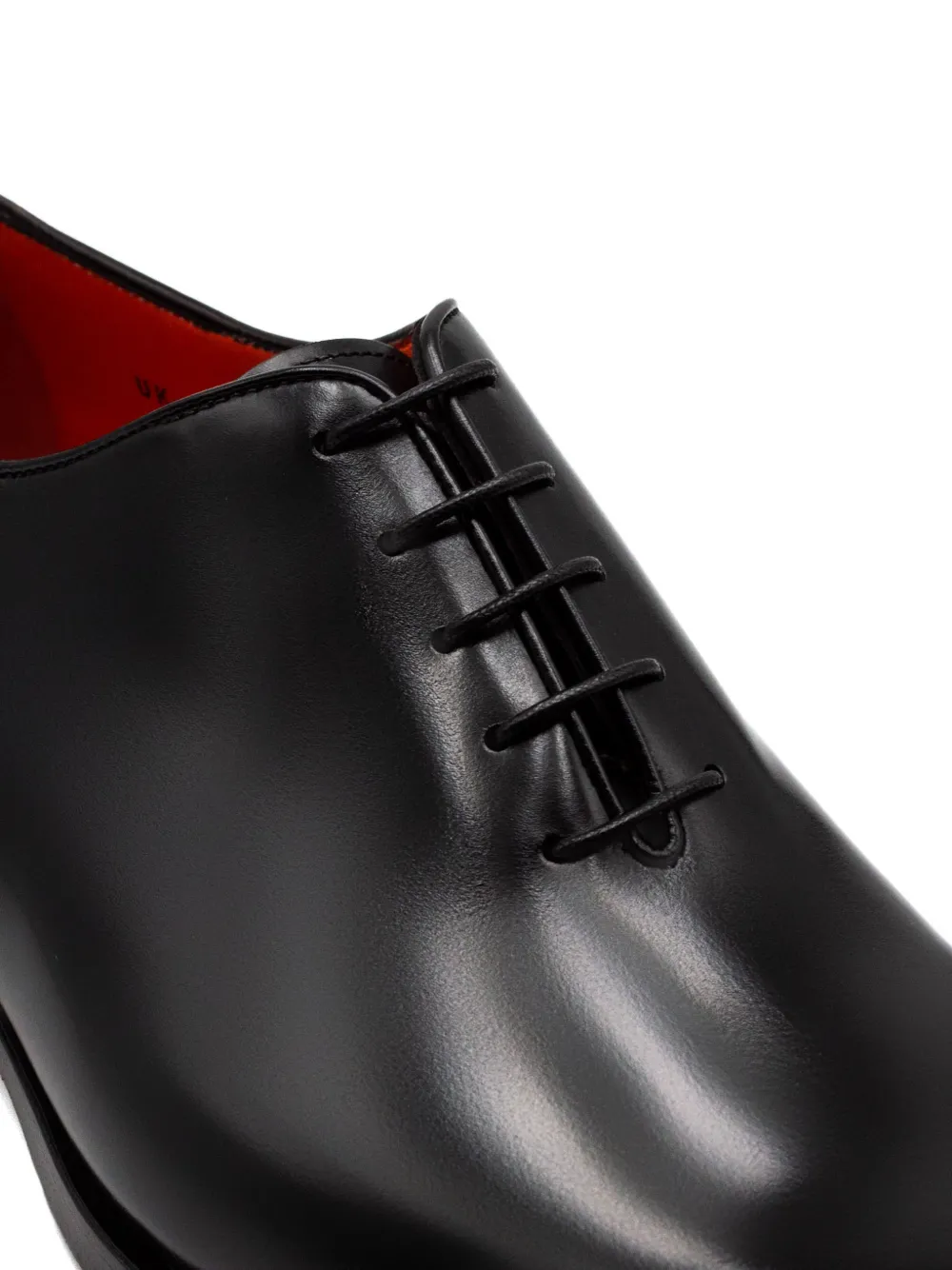 Santoni lace-up Oxford shoes Zwart