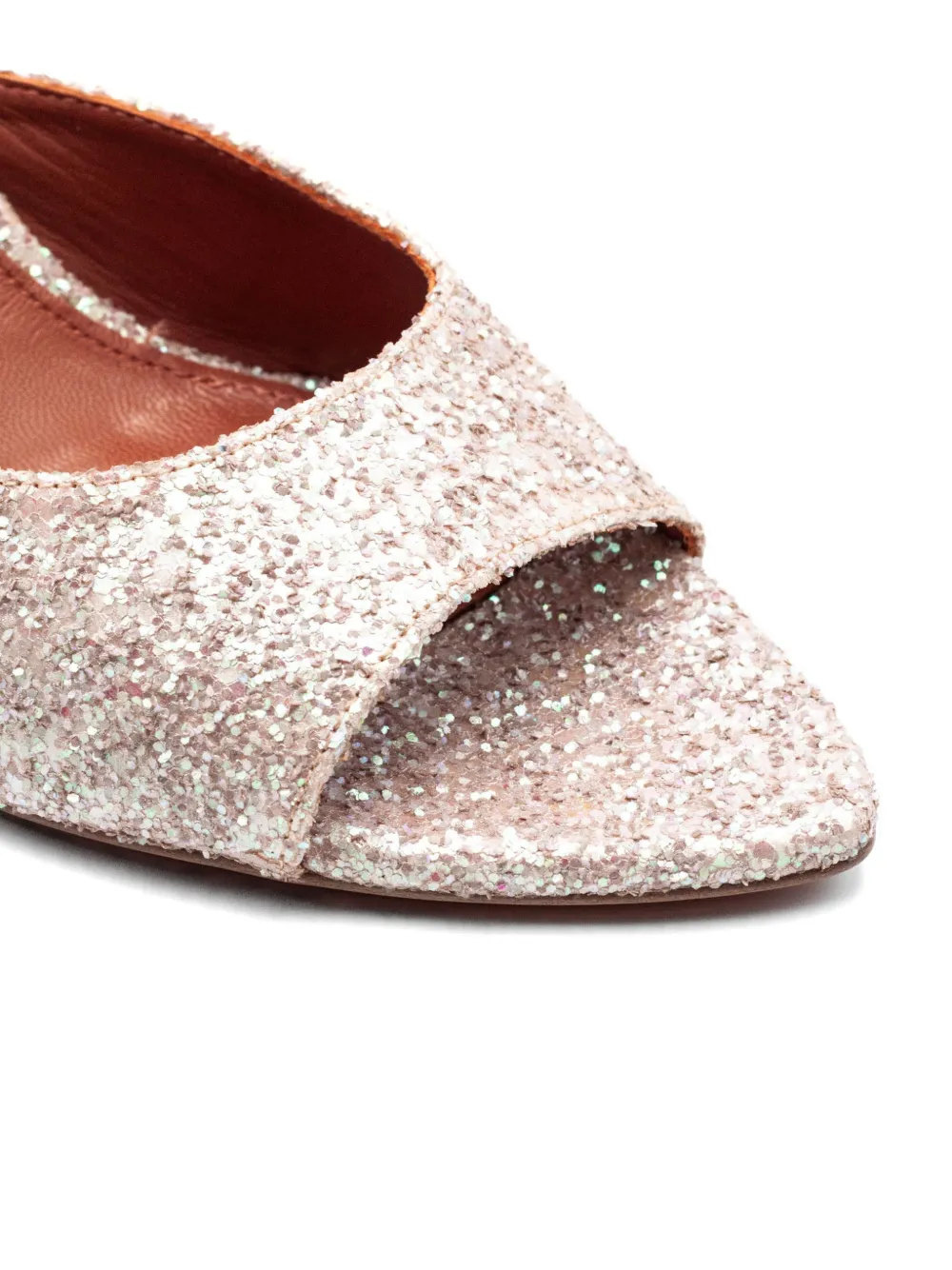 Castagna Connie glitter-embellished sandals Roze