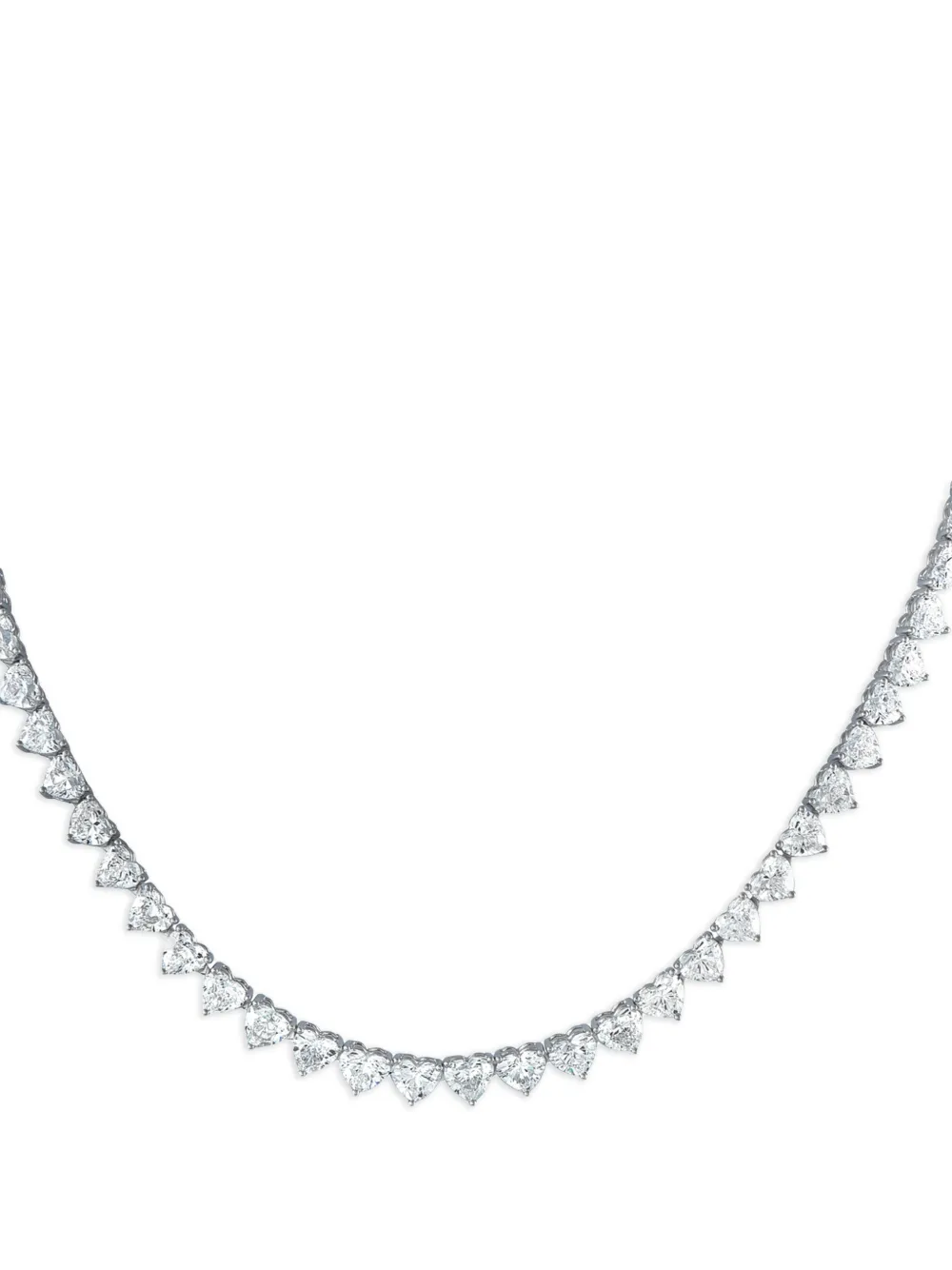 LB Exclusive diamond heart necklace - Argento