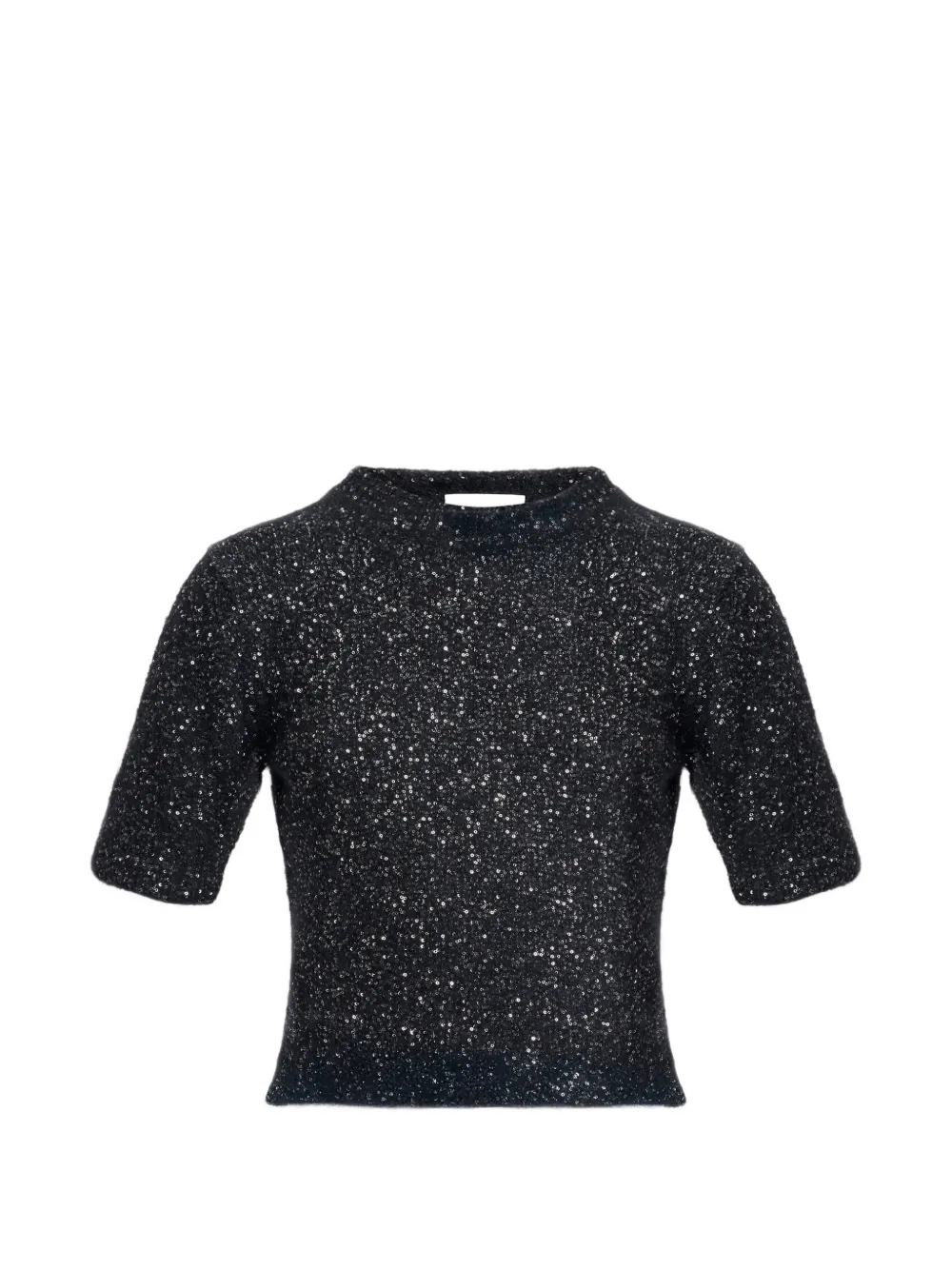 ERDEM cropped T-shirt - Nero