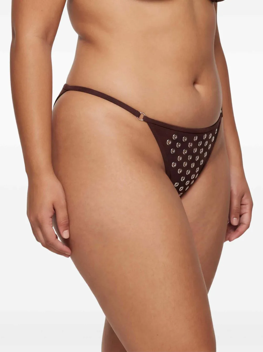 Gimaguas Bikinislip met ringlets Bruin