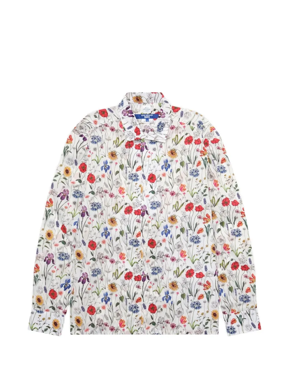 Junya Watanabe MAN floral shirt - Bianco