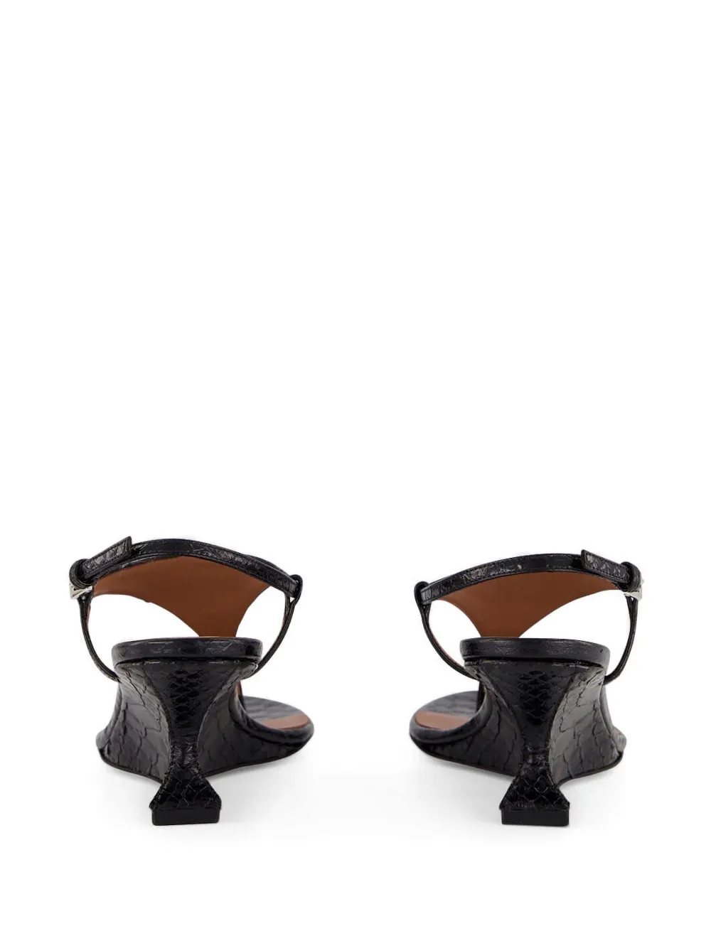 Paris Texas Nina leather sandals Wit