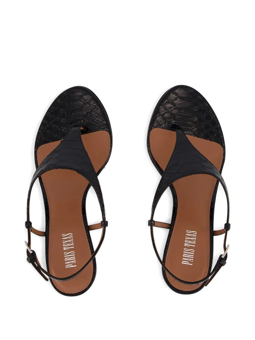 Paris Texas Nina leather sandals Wit