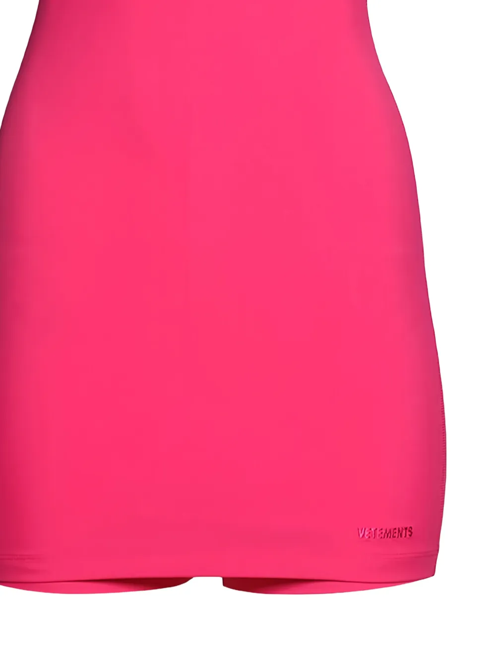 VETEMENTS Mouwloze mini-jurk Roze