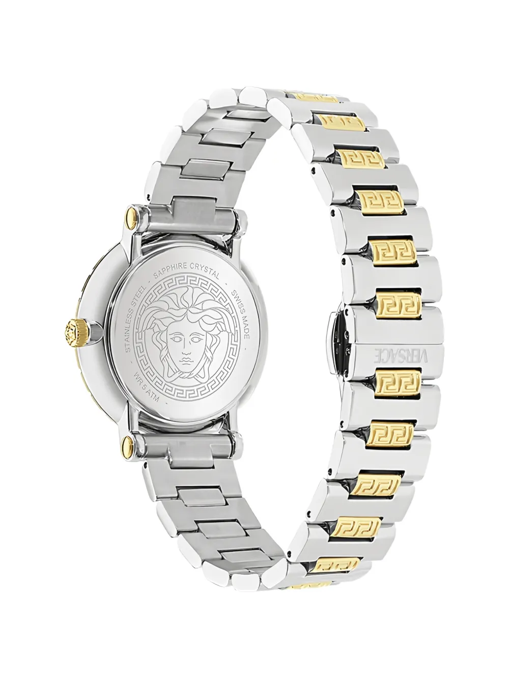 Versace Greca Sphere Nova 35mm Watch In White