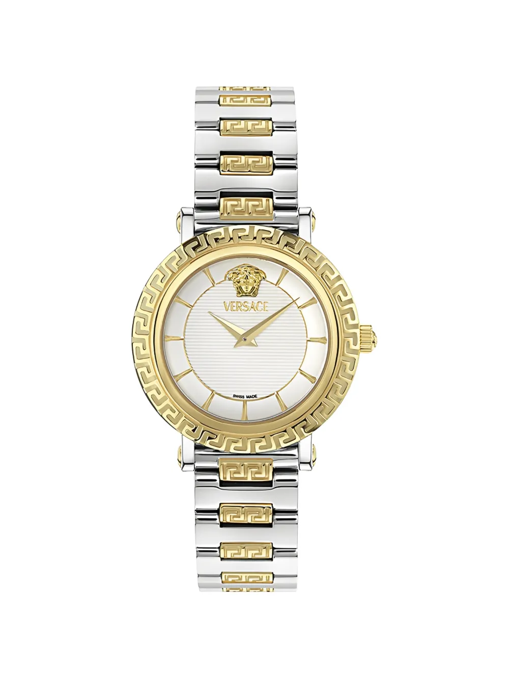 Versace Greca Sphere Nova 35mm Watch In Gold