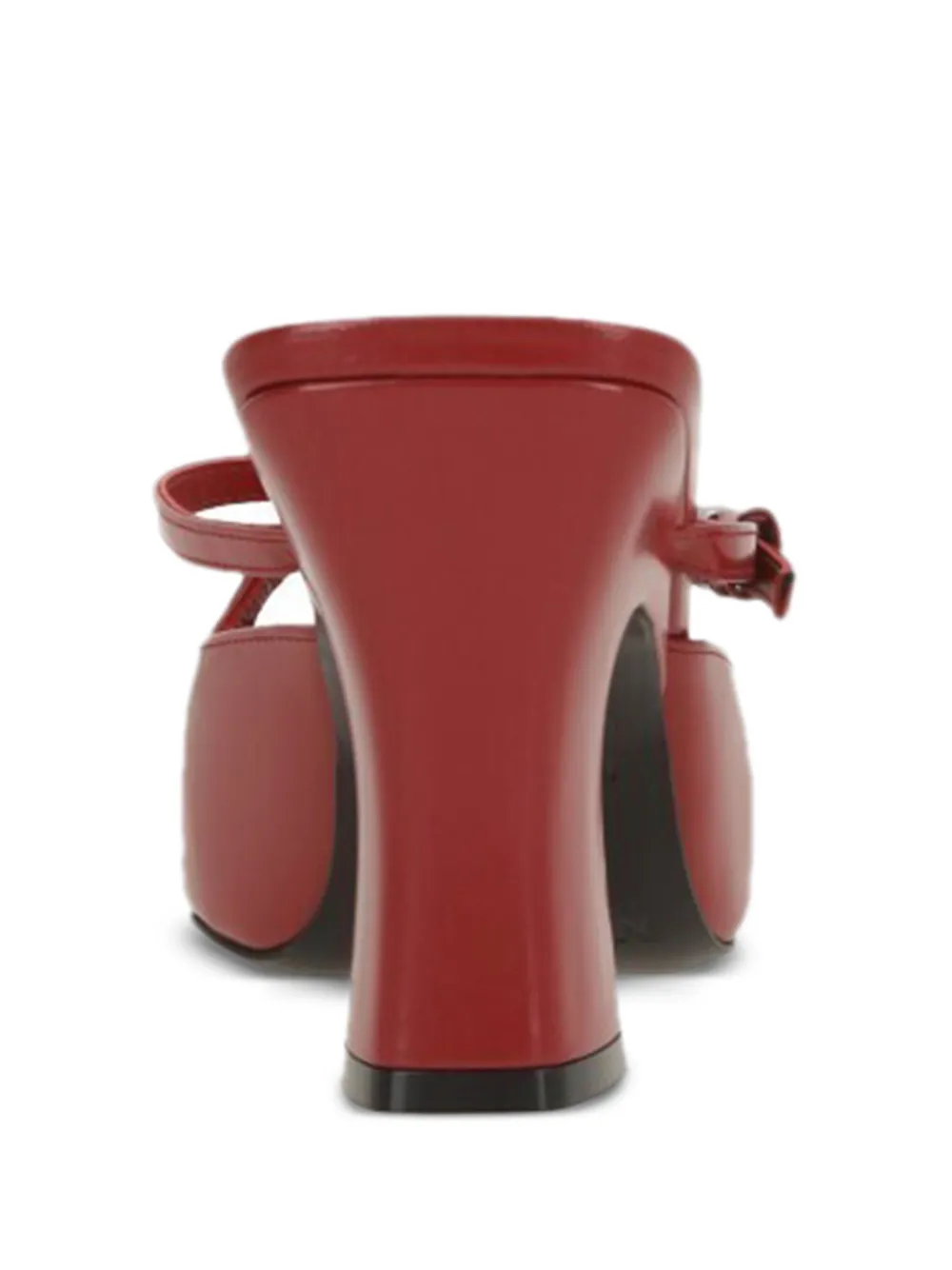 Nodaleto Leren muiltjes Rood