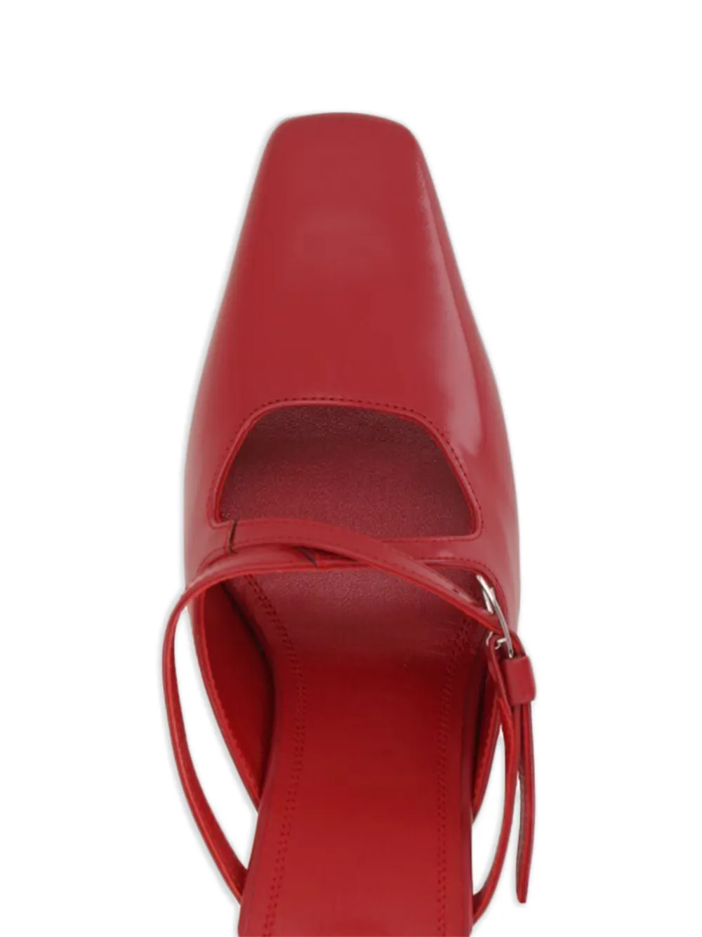 Nodaleto Leren muiltjes Rood